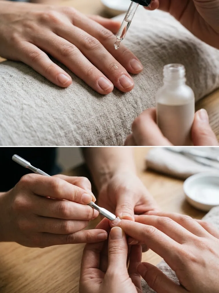 Safe Cuticle Management for stronger nails
