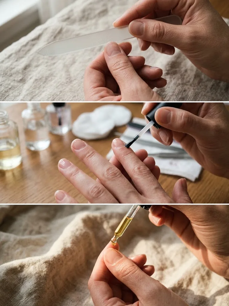 Step-by-Step Weekly Natural Nail Care Routine