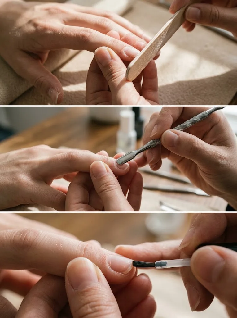 Step-by-Step Prep Protocol for Short Nails