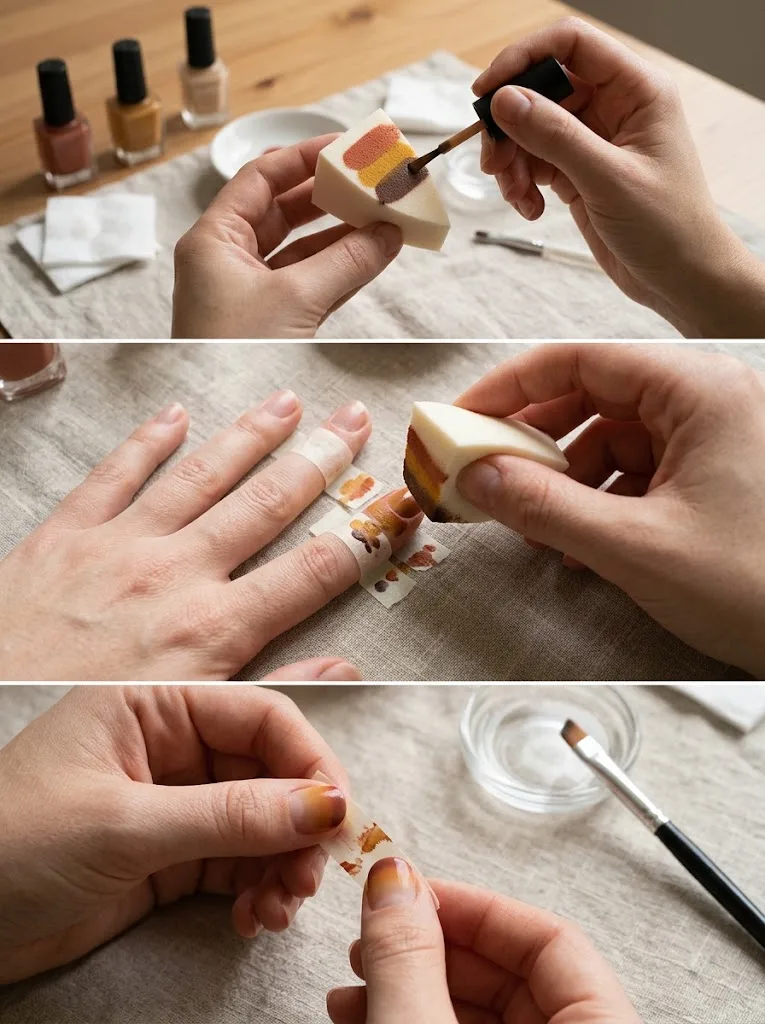 3. The Cosmetic Sponge Gradient (Soft Ombré)